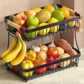 Fruit Basket for Kitchen Counter Banana Hangers Pro Detachable Metal Fruit Basket for Kitchen Counter Banana Hangers Pro Detachable Metal