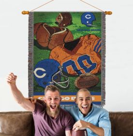 NFL Bears Vintage Woven Tapestry Wall Hanging NFL Bears Vintage Woven Tapestry Wall Hanging